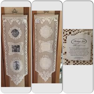 Heritage Lace wall hanger for pics